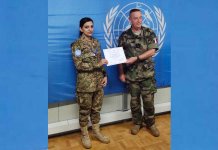 Maj Saima Rehman UN Peacekeeper