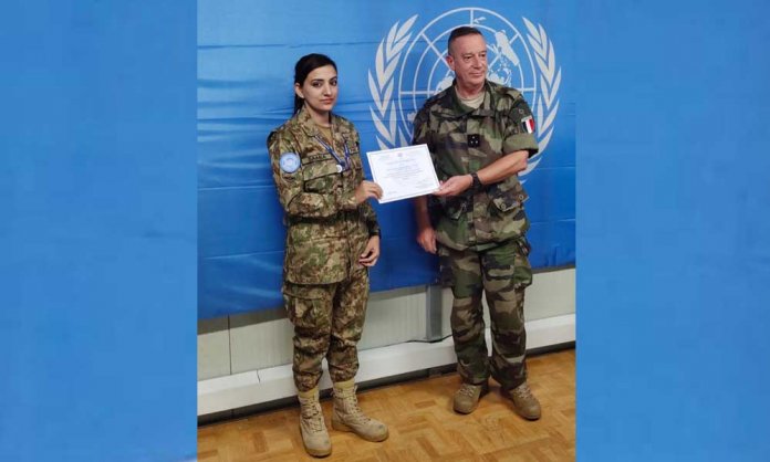 Maj Saima Rehman UN Peacekeeper