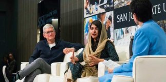 Tim Cook Fan of Malala