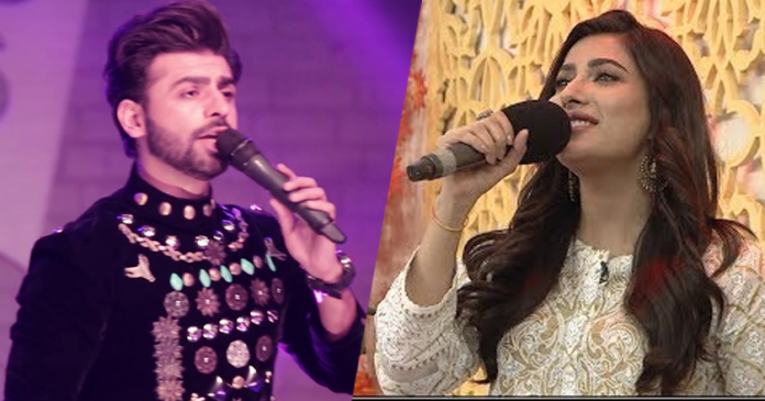 mehwish hayat and farhan saeed