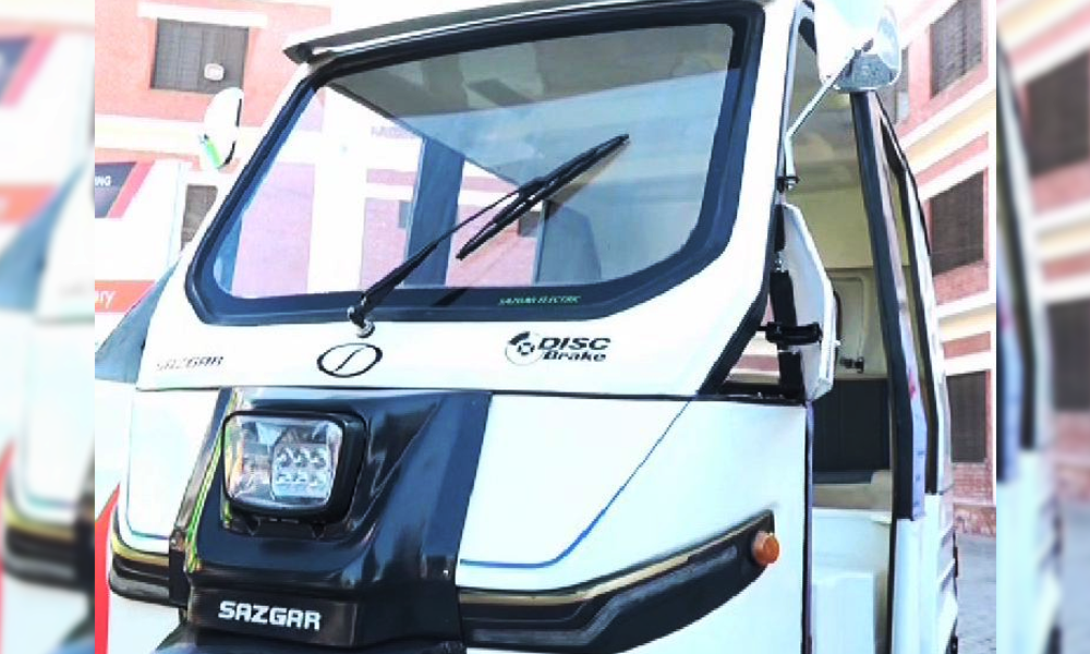 Sazgar electric rickshaw deals price