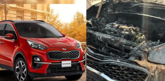KIA Sportage Fire