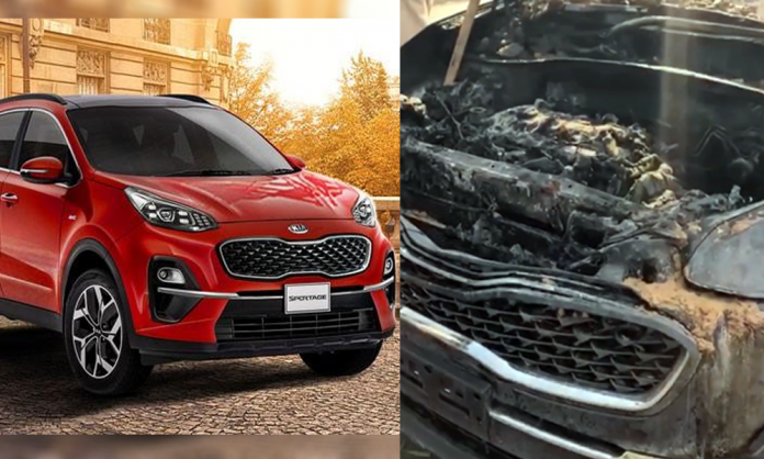 KIA Sportage Fire