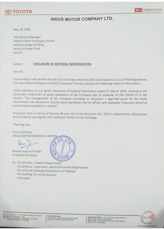 Indus Motor Company