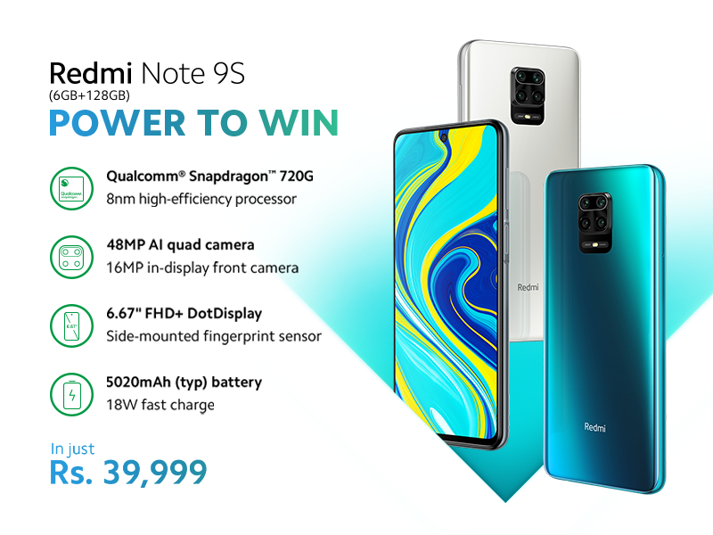 Introducing Redmi Note 9S: Power To Win
