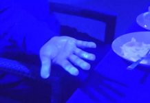 Black light experiment