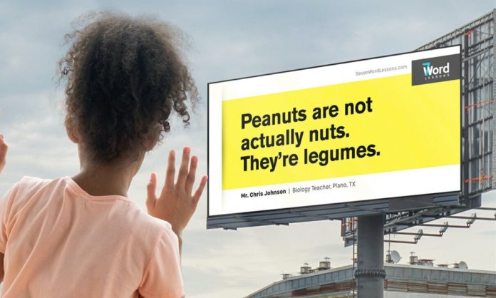 Seven-Word Lessons Is Educating Children Through Billboards