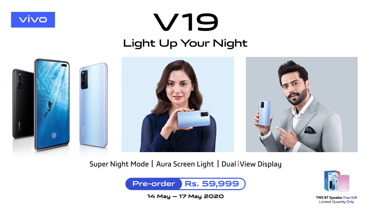 vivo Launches V19 With Dual iView Display & Super Night Mode In Pakistan