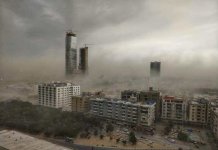 karachi dust storm