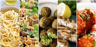 Dinner dishes from around the world