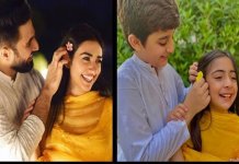 Falak and sara and the recreated photo