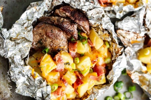 Wrap your steak in a foil cover
