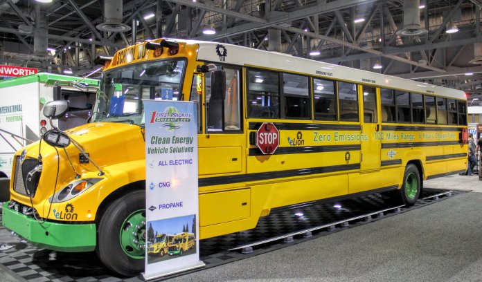 electric school bus by dominion