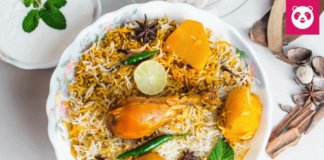Biryani with Foodpanda