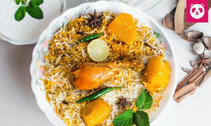 Biryani with Foodpanda