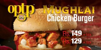 OPTP Mughlai Chicken Burger
