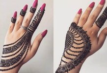 Mehndi designs at home