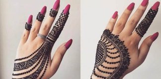 Mehndi designs at home