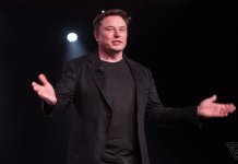 Elon Musk at a talk