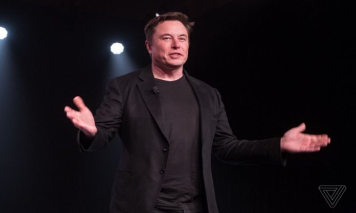 Elon Musk at a talk