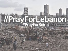 #PrayForLebanon