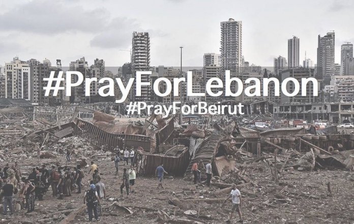 #PrayForLebanon