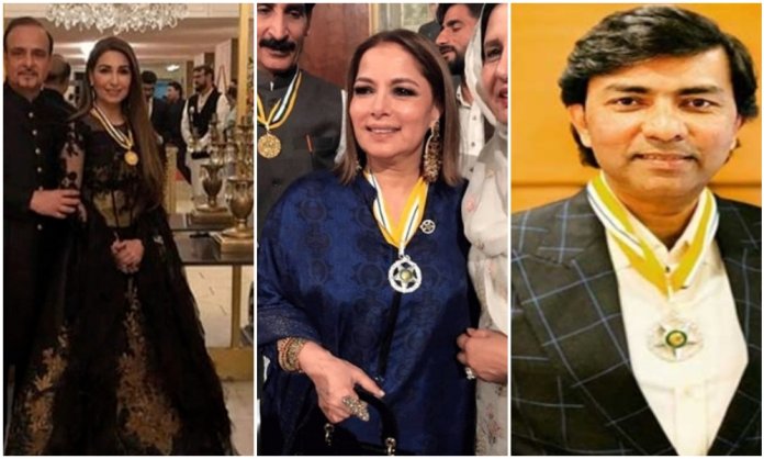 Pakistani celebrities who received civil awards