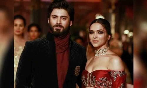 Fawad Khan with Deepika Padukone