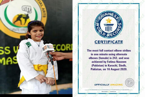 7-Year-Old Fatima Naseem Breaks Indian World Record