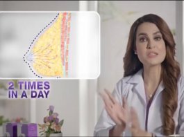 Nadia Hussain's TVC Promoting Breast Enlarging Product