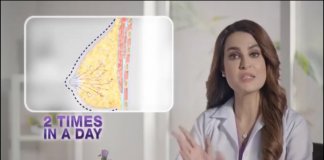 Nadia Hussain's TVC Promoting Breast Enlarging Product