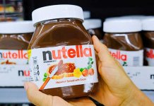 Nutella bottle