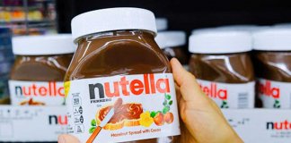 Nutella bottle