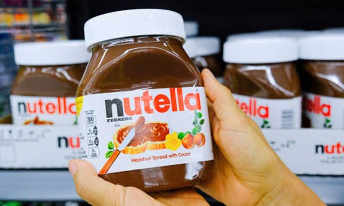 Nutella bottle