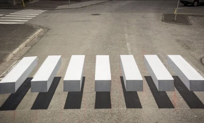 3d zebra crossing lahore