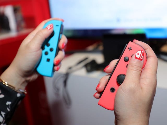 Nintendo Joy con controllers