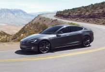 Tesla vehicle driving sentry