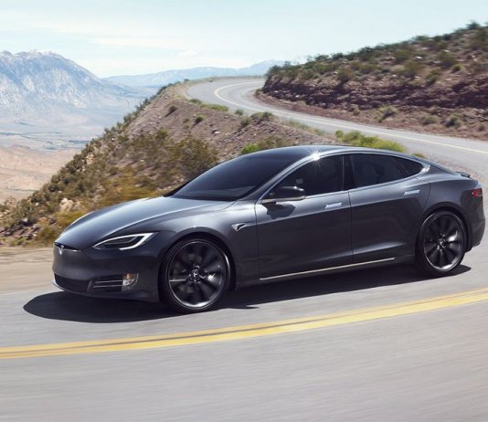 Tesla vehicle driving sentry