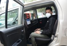 Uber vehicles