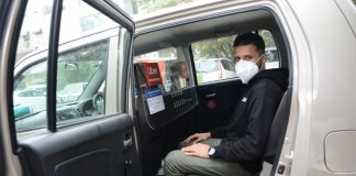 Uber vehicles