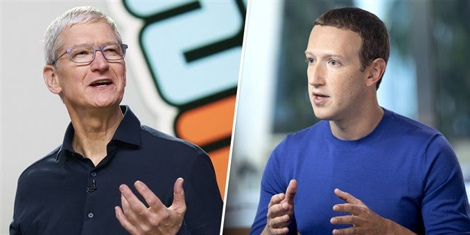 Facebook and Apple in a long fight