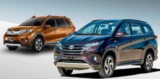 Honda BRV vs Toyota Rush comparison