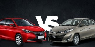 Changan Alsvin vs Toyota Yaris comparison