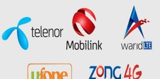 Top Cellular Networks Of Pakistan