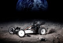 Moon Racing between two cars