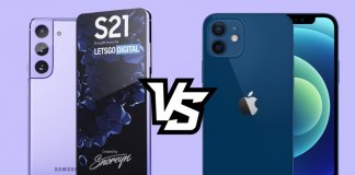 samsung s21 vs iphone 12