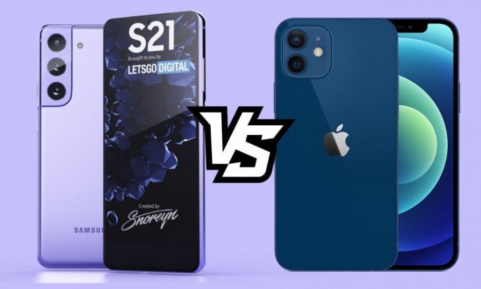 samsung s21 vs iphone 12
