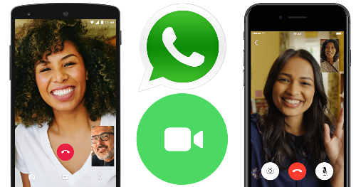 whatsapp, video call
