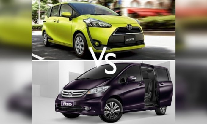 honda freed vs toyota sienta