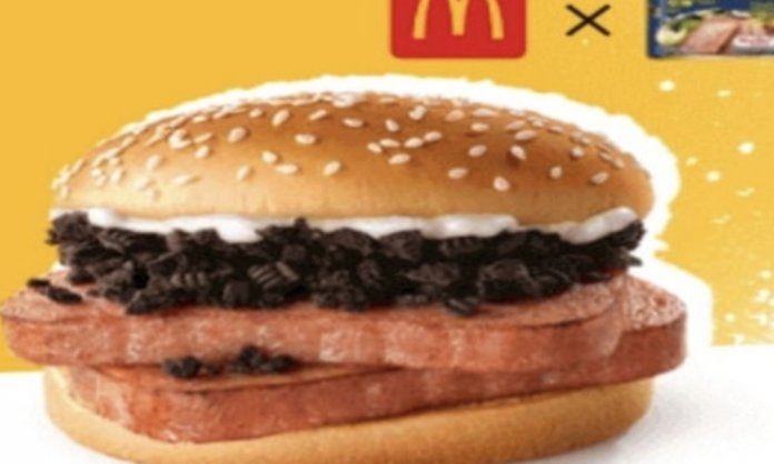 mcdonald's, oreo burger